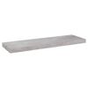 vidaXL Flytende vegghyller 2 stk betonggrå 80x23,5x3,8 cm MDF