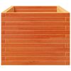 vidaXL Plantekasse voksbrun 90x60x49,5 cm heltre furu