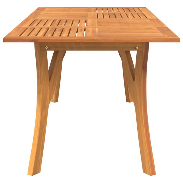 vidaXL Hagebord 200x90x75 cm heltre akasie