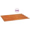 vidaXL Takplater 36 stk rust 60x44 cm cortenst&aring;l