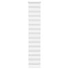 vidaXL Sebragardin hvit 50x230 cm stoff bredde 45,9 cm polyester
