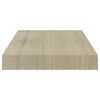 vidaXL Flytende vegghyller 4 stk eik 40x23x3,8 cm MDF