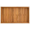 vidaXL Serveringsbrett 60x35 cm heltre teak