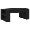 vidaXL Kaffebord Svart Eik 102 x 55 x 42 cm Konstruert tre