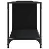 vidaXL TV-benk svart 203x37x50 cm konstruert tre