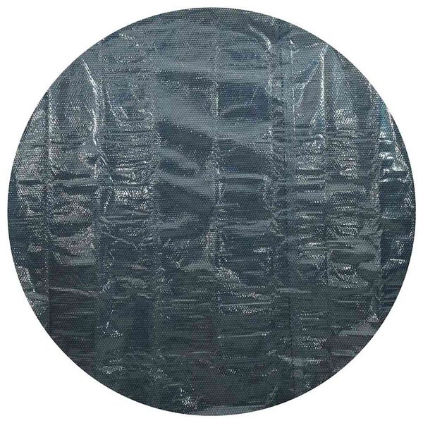 vidaXL Flytende solarduk til basseng PE 300 cm svart og bl&aring;