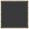 vidaXL Hagebord 90x90x75 cm polyrotting beige
