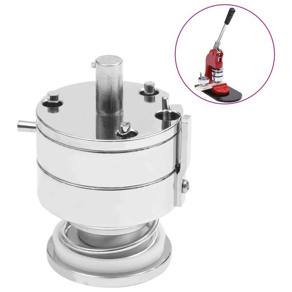 vidaXL Utskiftbar matrise for buttonsmaskin 58 mm