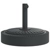 vidaXL Parasollfot for &Oslash;38 / 48 mm stenger 25 kg rund
