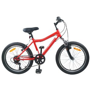 vidaXL Barnesykkel 20 Tommer 6-Speed for 6-11 &aring;r gammel R&oslash;d