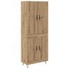 vidaXL H&oslash;yskap 2 stk. Artisan Eik 69,5 x 34 x 180 cm Konstruert tre