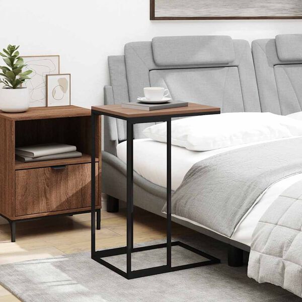 vidaXL Sidebord svart 40x30x59 cm konstruert tre