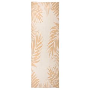 vidaXL Utend&oslash;rs flatvevd teppe 80x250 cm bladm&oslash;nster