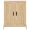 vidaXL Highboard sonoma eik 69,5x34x180 cm konstruert tre