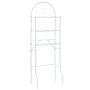 vidaXL Baderomsstativ hvit 60x33x174 cm