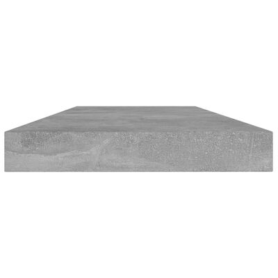 vidaXL Hylleplater 4 stk betonggrå 40x10x1,5 cm sponplate