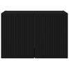 vidaXL TV Veggskap Veggmontert Svart 59,5 x 31 x 40 cm Konstruert tre