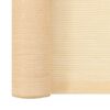 vidaXL Skjermnett HDPE 2x10 m beige