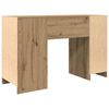 vidaXL Skrivebord artisan eik 120x42x76 cm konstruert tre