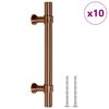 vidaXL Skaph&aring;ndtak 10 stk bronse 96 mm rustfritt st&aring;l