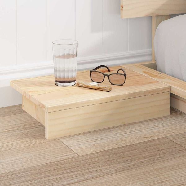 vidaXL Sengestamme Brun 180 x 200 cm tre