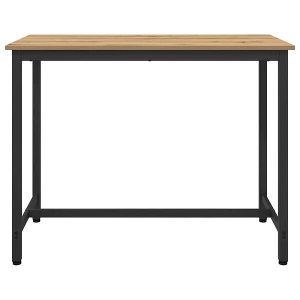 vidaXL bord Artisan Eik 100 x 50 x 76,5 cm Konstruksjonsvirke og st&aring;l