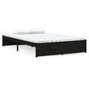 vidaXL Sengeramme svart heltre 120x190 cm Small Double