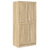 vidaXL Garderobe sonoma eik 82,5x51,5x180 cm konstruert tre