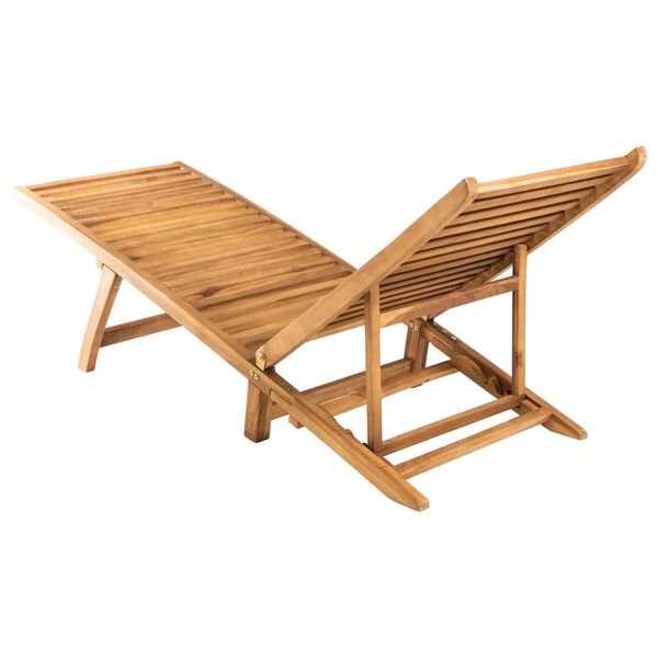 vidaXL Solseng heltre teak