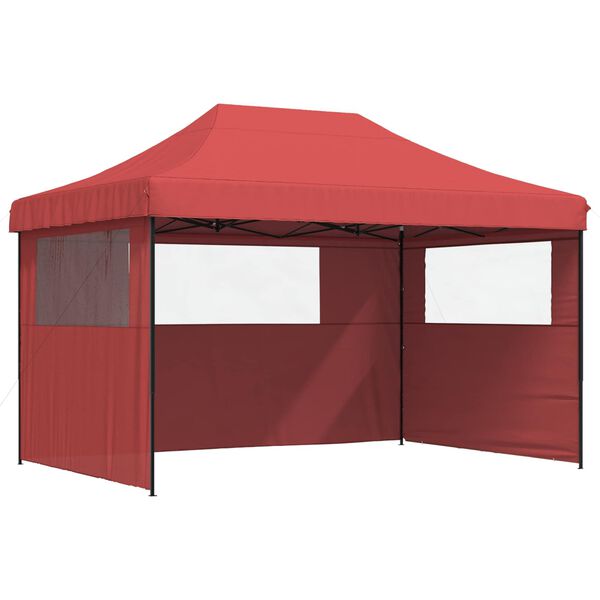 vidaXL Partytelt Burgunder 279 x 410 x 315 cm Oxford Stoff