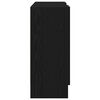 vidaXL Serviesskap Svart Eik 120 x 30,5 x 70 cm Konstruert tre
