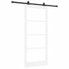 vidaXL Skyved&oslash;r ORKDAL 93 x 211 cm Massivt furutre og glass