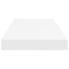 vidaXL Flytende vegghylle hvit 60x23,5x3,8 cm MDF