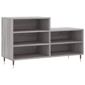 vidaXL Skoskap gr&aring; sonoma 102x36x60 cm konstruert tre