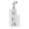 vidaXL Baderomsskap hvit 30x30x95 cm konstruert tre