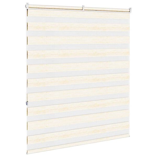 vidaXL Sebragardin marmor beige stoff bredde 115,9 cm polyester