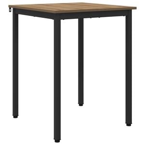 vidaXL Spisebord 60 x 60 x 75 cm Konstruert tre Artisan eik Torget