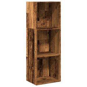 vidaXL Bokhylle gammelt tre 40x30x114 cm konstruert tre