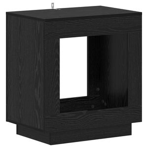 vidaXL Sidetabell Svart eik 60 x 40 x 65 cm Konstruert tre