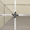 vidaXL Profesjonelt foldbart festtelt med vegger aluminium 6x3 m krem