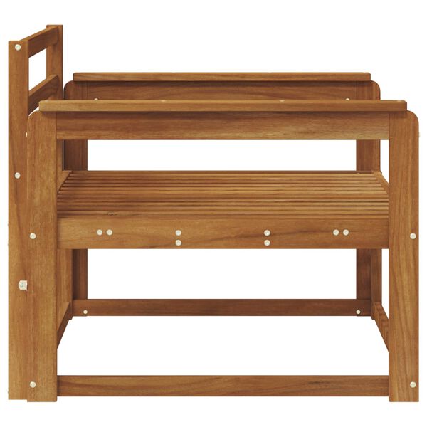 vidaXL Ute Midt Sofa Solid akasietre Naturlig