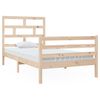 vidaXL Sengeramme heltre furu 100x200 cm