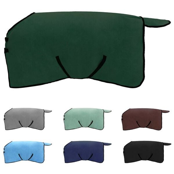 vidaXL Hestepledd Kraftig m&oslash;rk gr&oslash;nn Polyester