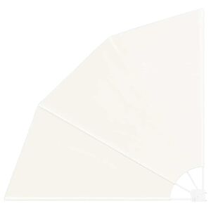 vidaXL Sammenleggbar sidemarkise for balkong krem 210x210 cm