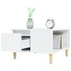 vidaXL Salongbord hvit 55x55x36,5 cm konstruert tre