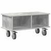 vidaXL TV-benk 68,5 x 35 x 35 cm Betonggr&aring; Konstruert tre