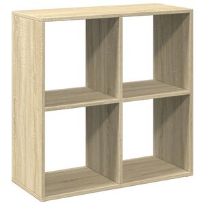 vidaXL Romdeler bokhylle sonoma eik 69,5x29x69,5 cm konstruert tre