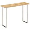 vidaXL Konsollbord med naturlig kant 105x33x76 cm heltre akasie