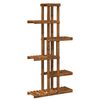 vidaXL Planteholder Naturlig 68 x 23,5 x 140 cm Solid akasietre