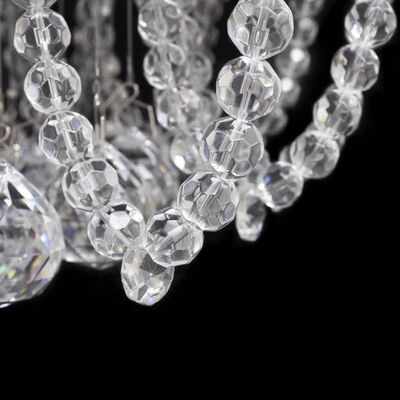 LED krystall taklampe lysekrone 45 cm diameter